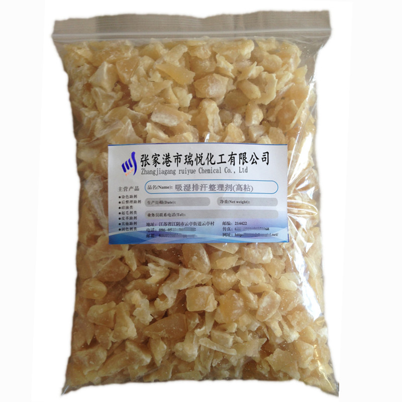 Moisture wicking finishing agent